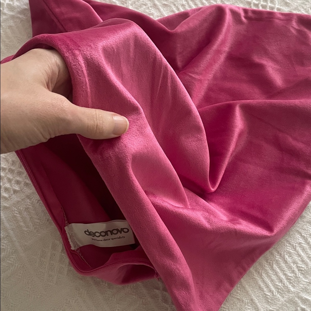 🌹FREE w/purchase NEW pink velvet Magenta Satin sheen soft pillowcase - Picture 16 of 17